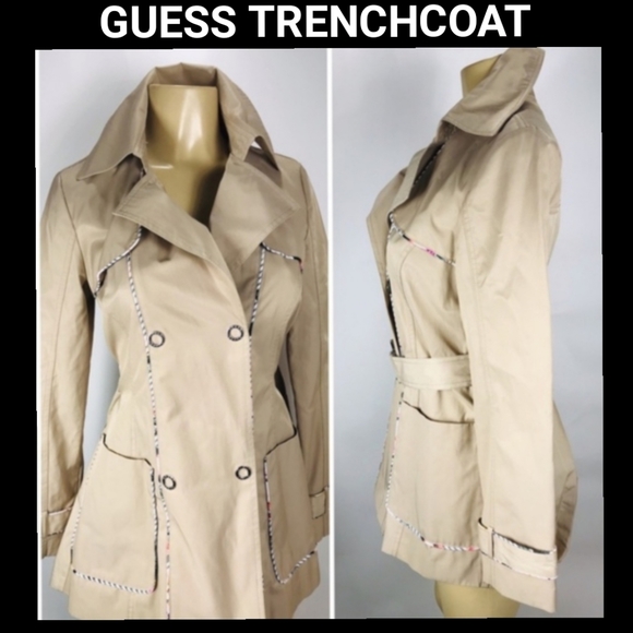 Guess Jackets & Blazers - GUESS TRENCHCOAT